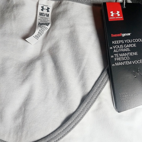 NWT Under armour Berkeley white T-shirt top size m - Picture 5 of 5